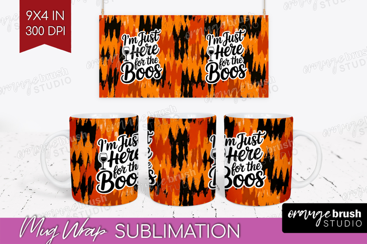 Halloween Quote Mug Wrap - Sarcastic Mug PNG Sublimation
