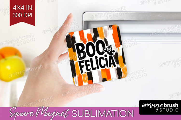 Halloween Quote Magnet Sublimation - Sarcastic Square Magnet