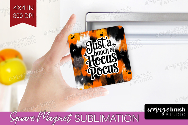 Halloween Quote Magnet Sublimation - Sarcastic Square Magnet