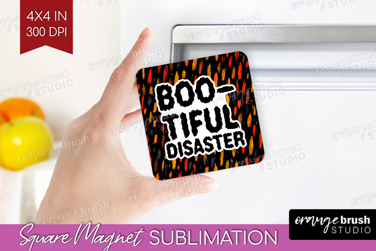 Halloween Quote Magnet Sublimation - Sarcastic Square Magnet