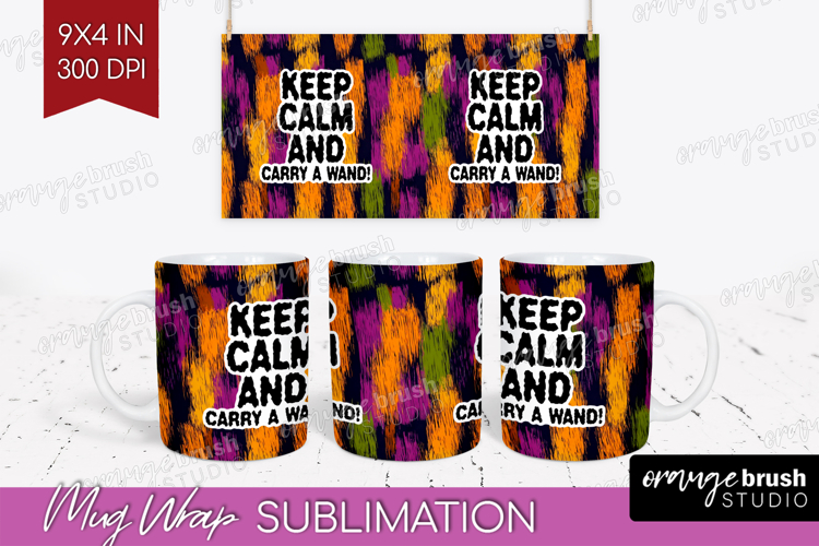 Halloween Quote Mug Wrap - Sarcastic Mug PNG Sublimation