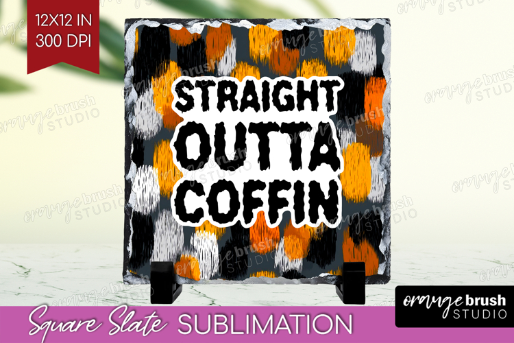 Halloween Quote Slate PNG - Sarcastic Square Slate