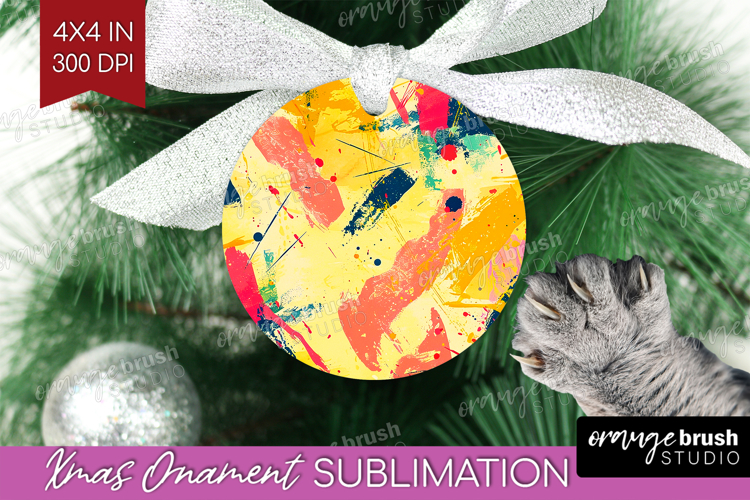 Brush Stroke Ornament PNG - Abstract PNG Sublimation
