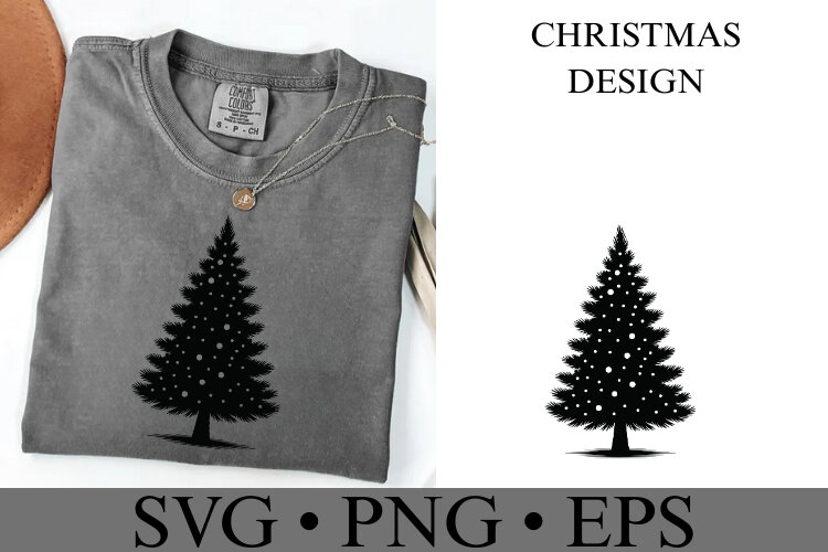 Christmas Tree Svg | Christmas svg | Shirt Svg example image 1