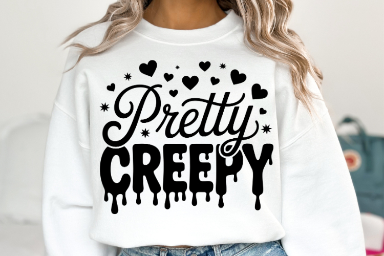 Pretty Creepy Svg | Halloween Svg | Shirt Svg