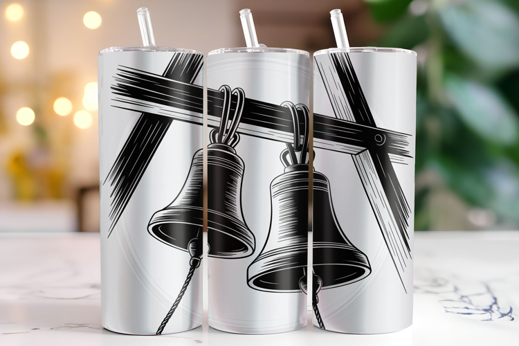 Christmas Bells Tumbler Wrap | Christmas Wrap