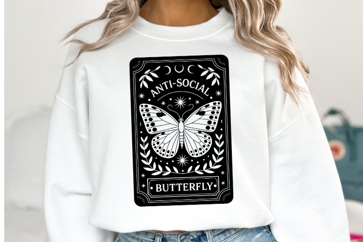 Antisocial Butterfly Svg Image 23