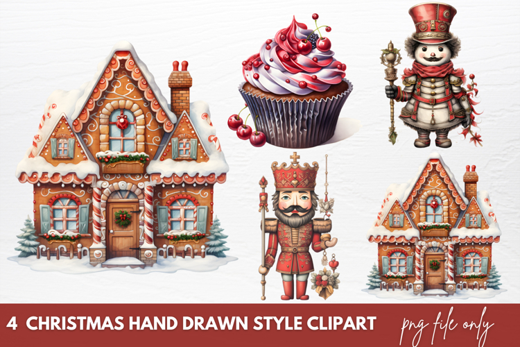 Christmas Watercolor Clipart Image 9