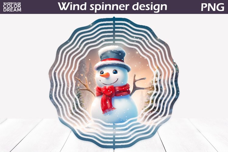 Snowman Wind Spinner | Winter Wind Spinner