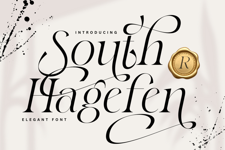 South Hagefen - Elegant Font