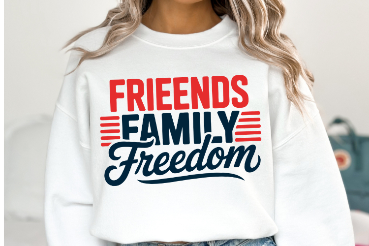 Friends Family Freedom svg | 4th of july Svg | Shirt Svg