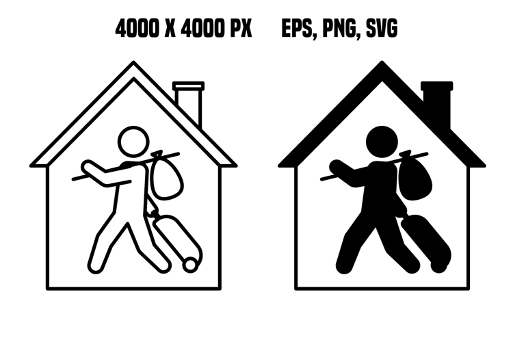 Refugee Shelter Icons