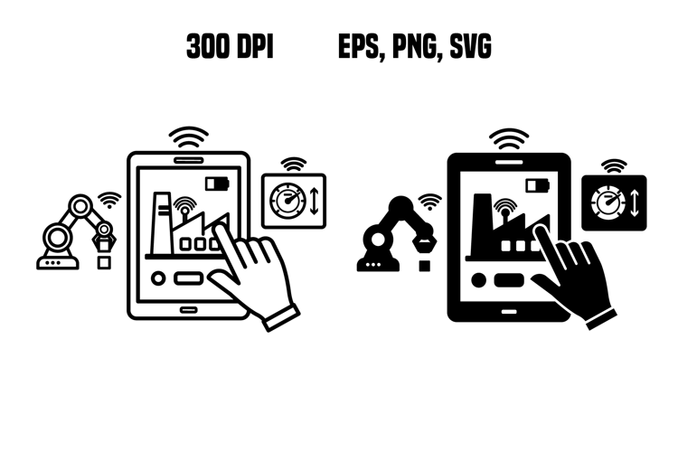 Remote Factory Control Icons