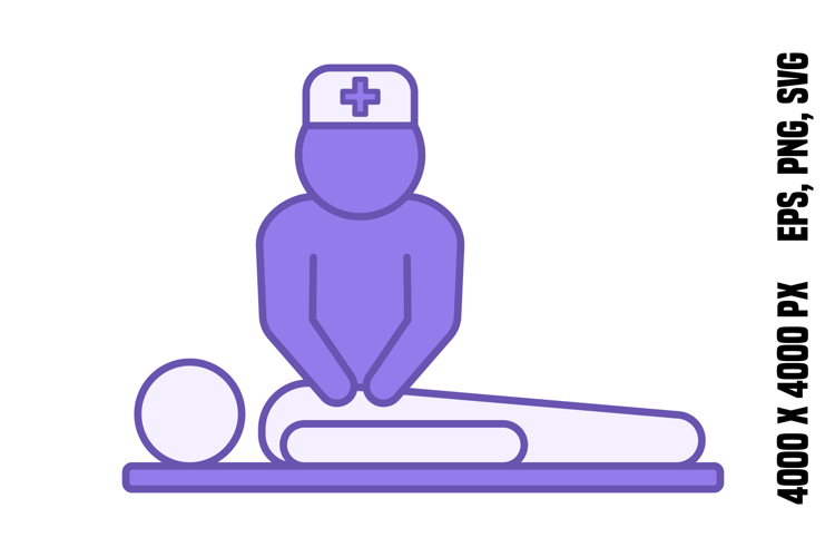 Purple Heart Massage Icon