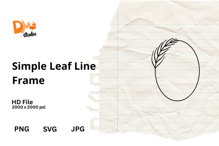 Leaf Outline Clipart Image 22