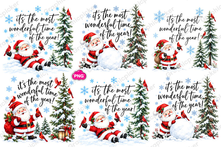 It's The Most Wonderful Time Of The Year PNG, Christmas PNG example image 1