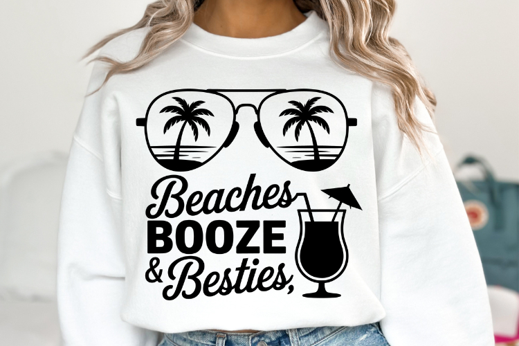 Beaches Booze & Besties svg | Summer Svg | Shirt Svg