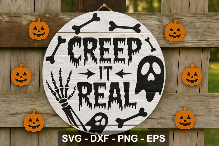 Cheep It Real Funny Halloween Laser Cut File SVG example image 1