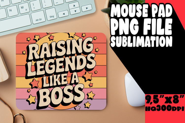 Blissful Mouse Pad Sublimation Ideas, Fathers Day