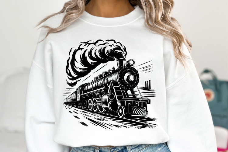 Train Silhouette Image 20
