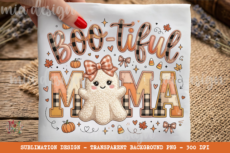 Bootiful Mama PNG, Cute Ghost Mama Sublimation