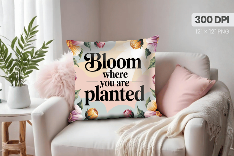 Inspirational Quotes Pillow PNG Motivational PNG Sublimation