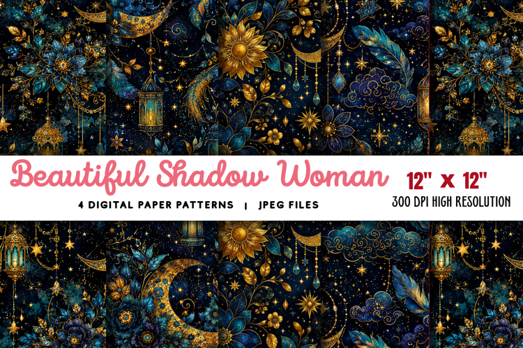 Beautiful Shadow Woman Backgrounds JPG