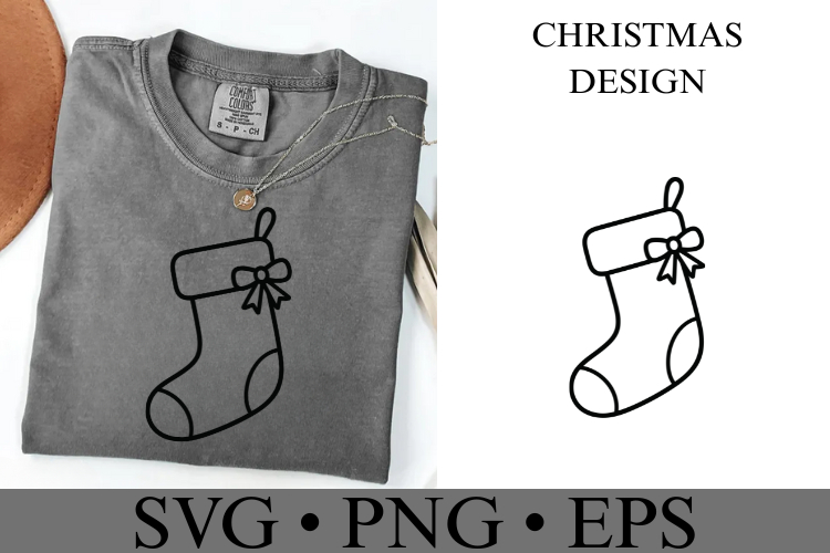 Christmas Sock Svg | Christmas svg | Shirt Svg