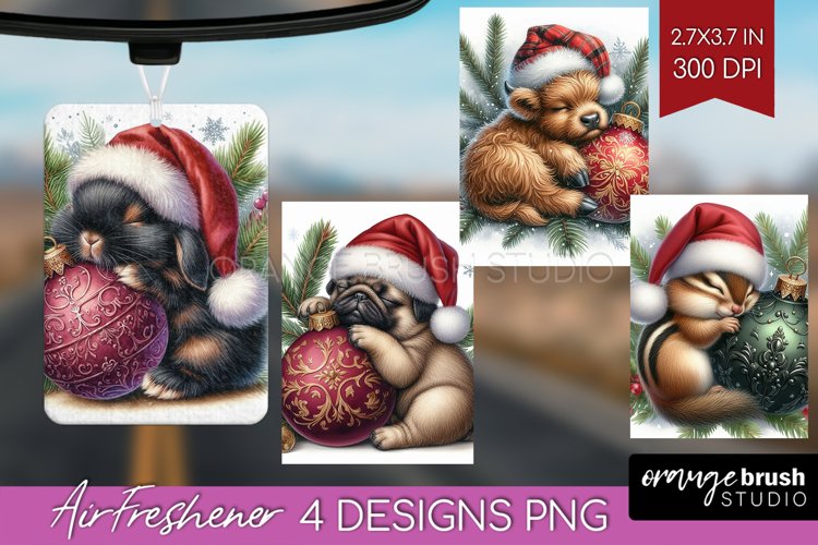 Christmas Animals Air Freshener PNG - Cute Christmas PNG example image 1