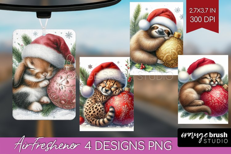 Christmas Animals Air Freshener PNG - Cute Christmas PNG example image 1
