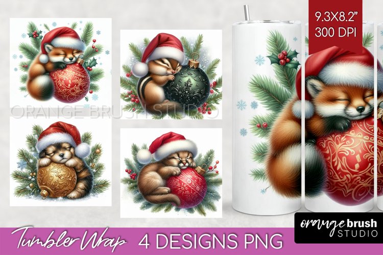 Christmas Tumbler Wrap