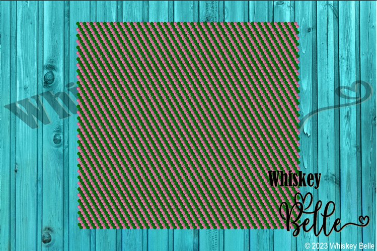 2 Color Stripe SS16 30oz Rhinestone Pattern