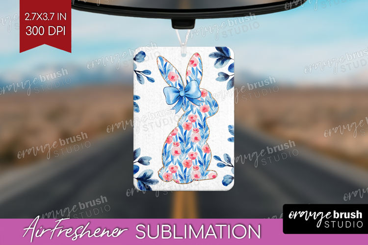 Coquette Easter Air Freshener PNG - Easter PNG Sublimation