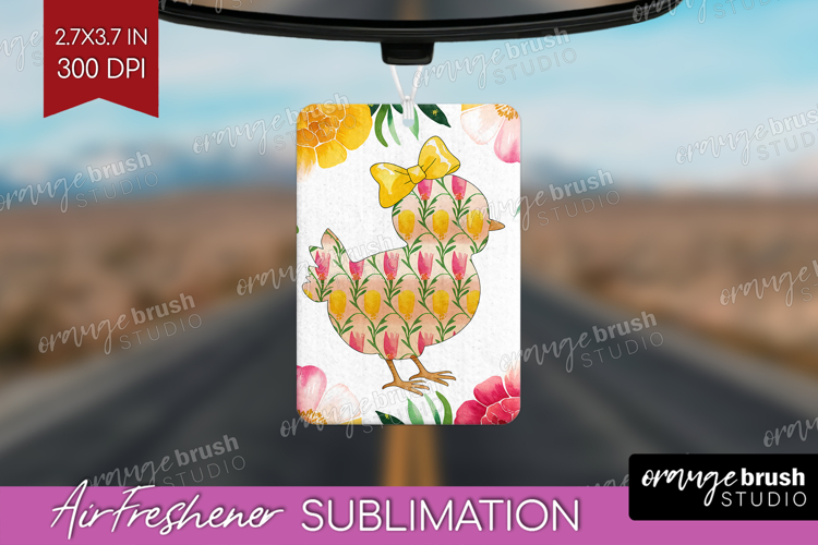 Coquette Easter Air Freshener PNG - Easter PNG Sublimation