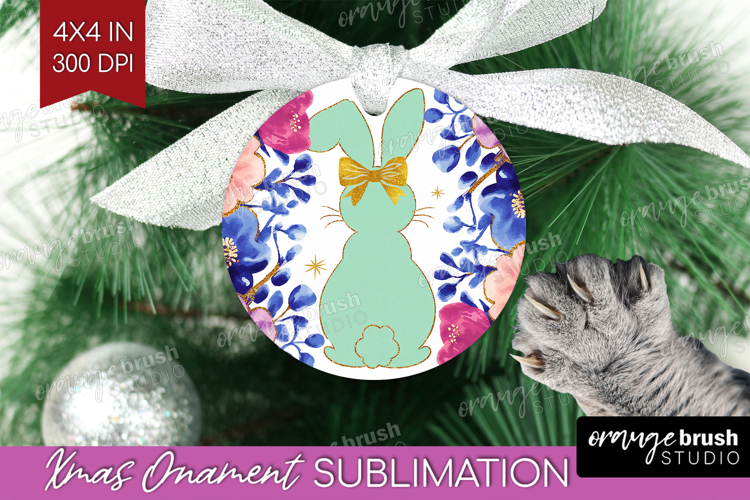 Coquette Easter Ornament PNG - Easter PNG Sublimation