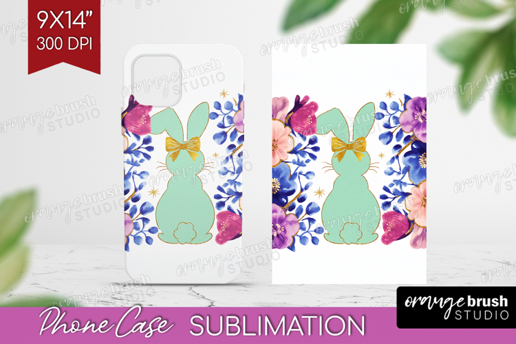 Coquette Easter Phone Case PNG - Easter Case PNG Sublimation