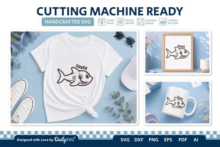 Cute Ocean Animal SVG | Kawaii Sea Creatures