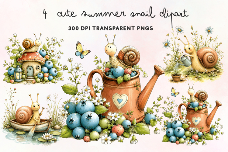 Summer Watercolor Clipart Image 22