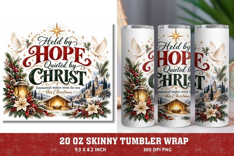Jesus Brings Calmer Christmas PNG, Breathe Deep Christian Ch example image 1