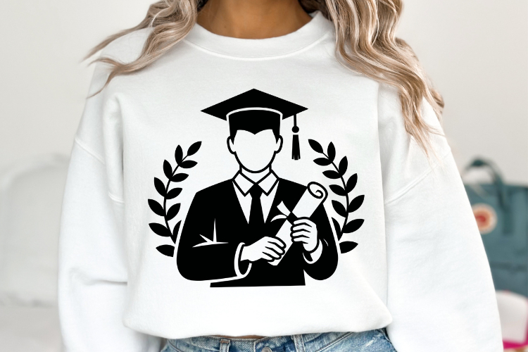 Graduation Silhouette Image 3