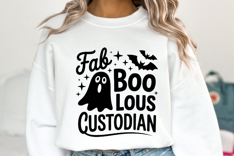 Fab Boo Lous Custodian Svg | Halloween Svg | Shirt Svg