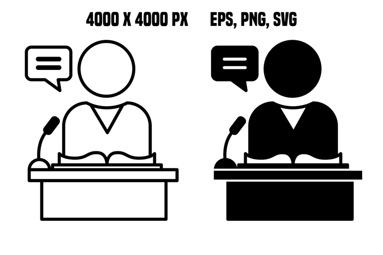 Speaker Clipart Image 3