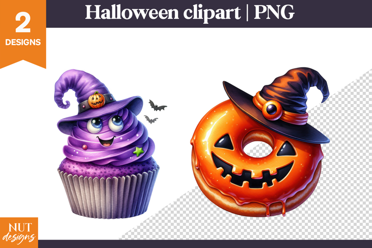 Cute Halloween Clipart Witchy Halloween Treat Clipart