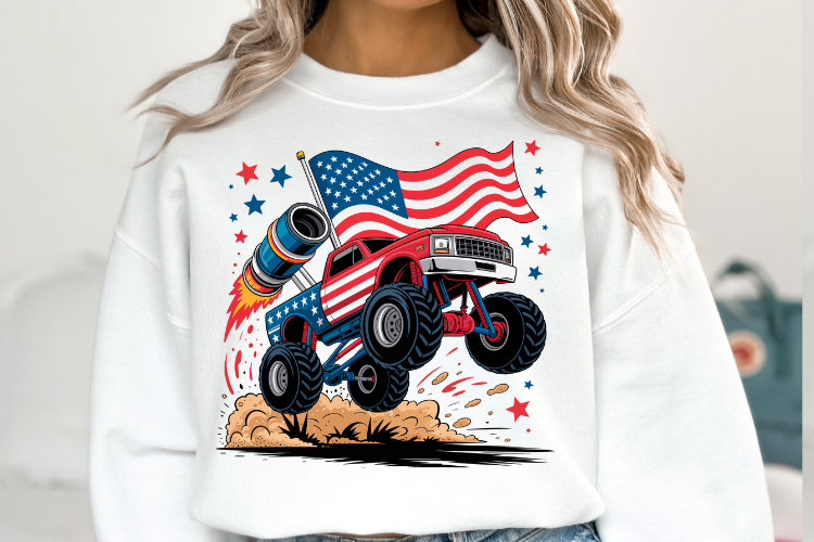 Monster Truck Svg | 4th of July svg | Shirt Svg