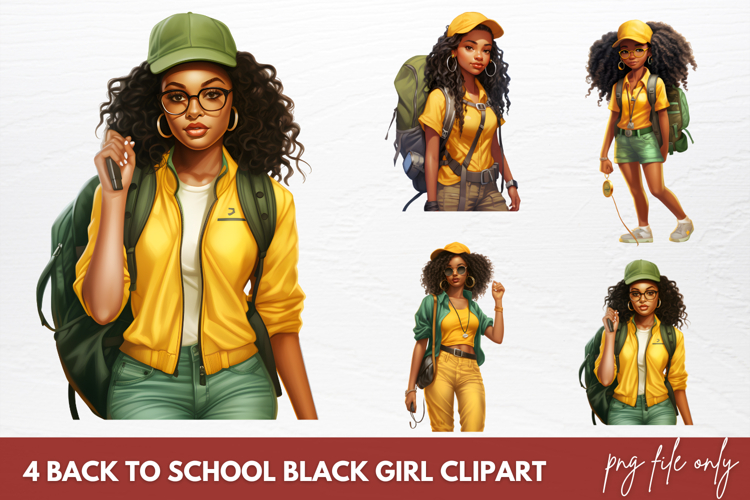 Black Girl Clipart Image 17