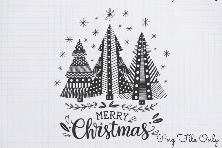 Black White Plaid Christmas PNG