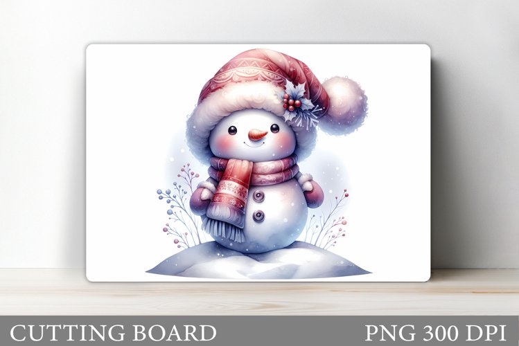 Cute Snowman Clipart Image 6