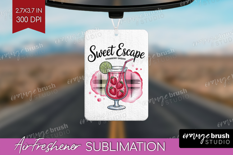 Daiquiri Cocktail Air Freshener PNG Summer Drink PNG