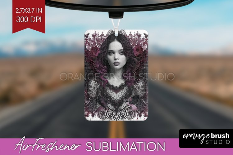 Dark Gothic Air Freshener PNG - Victorian Gothic PNG example image 1
