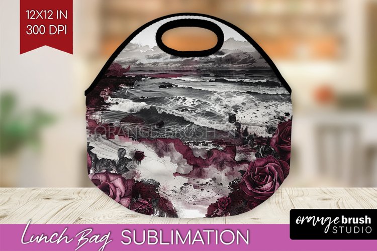 Dark Gothic Lunch Bag - Victorian Gothic Lunch Bug PNG example image 1